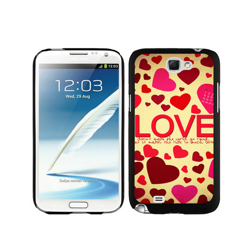 Valentine Love Samsung Galaxy Note 2 Cases DPK | Women - Click Image to Close